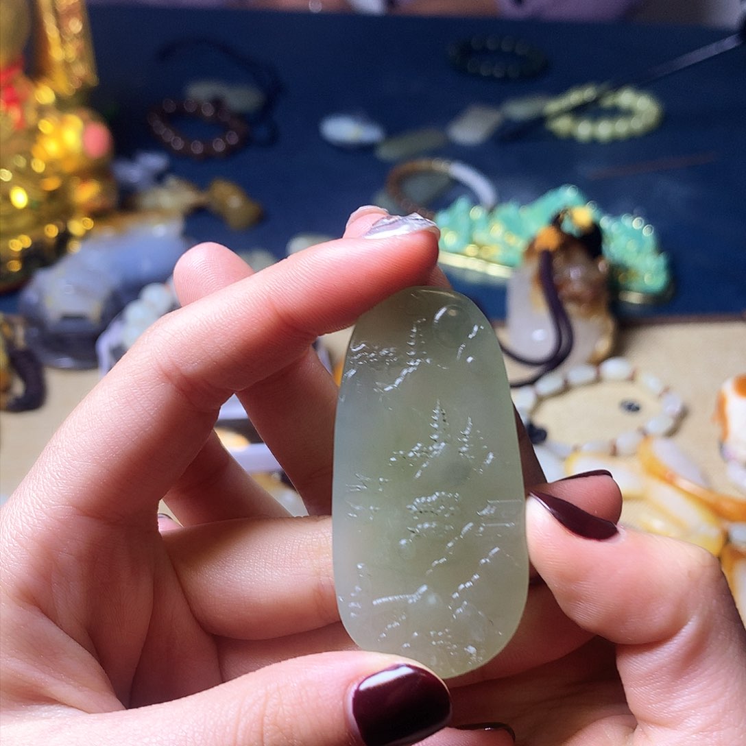 和田玉颈饰未镶嵌