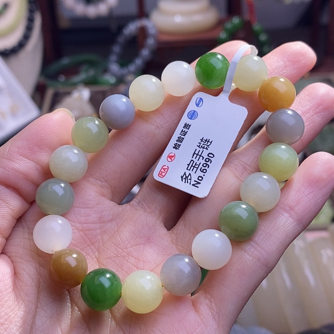 和田玉多宝手串10MM未镶嵌