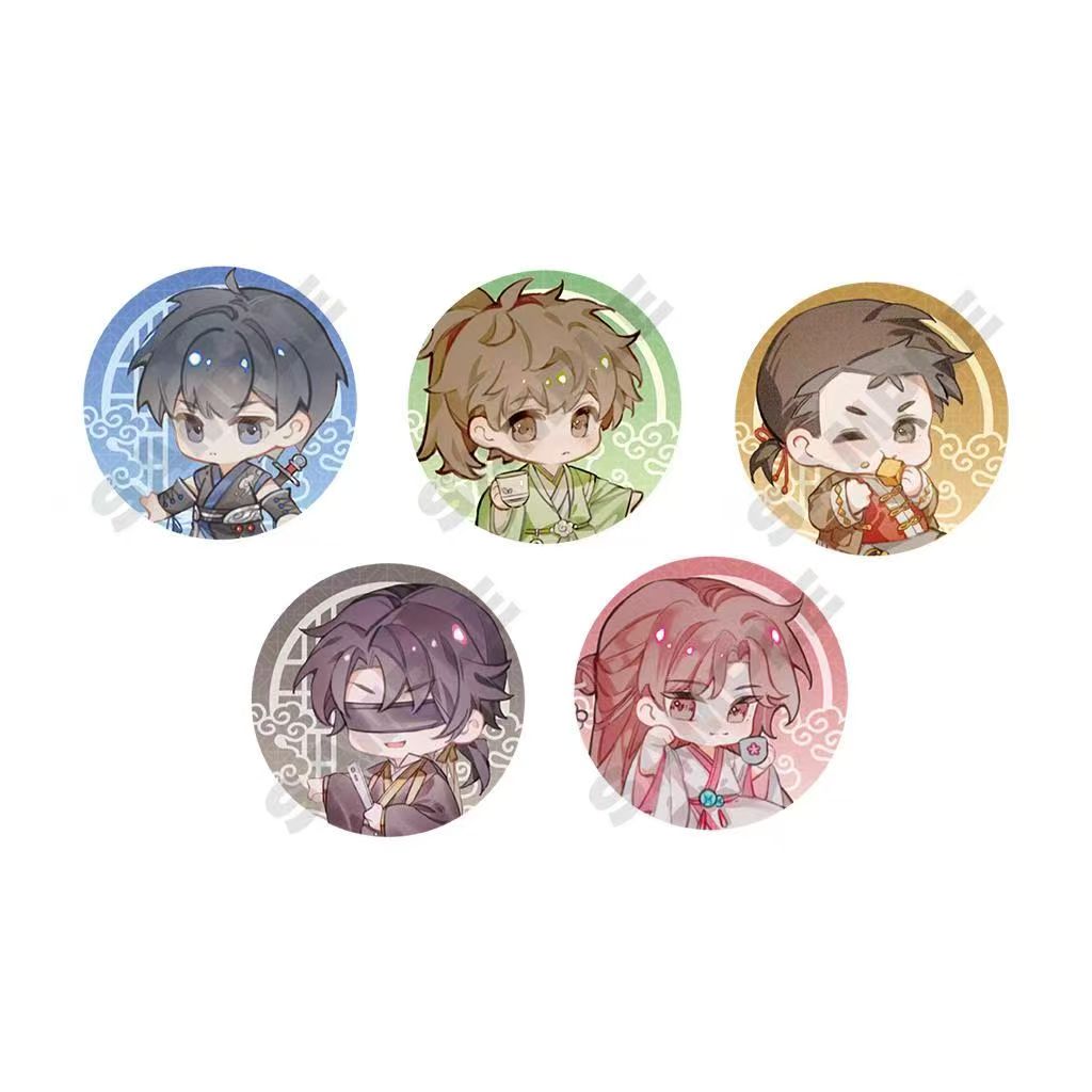 盗墓笔记正版迷你徽章组ABC款