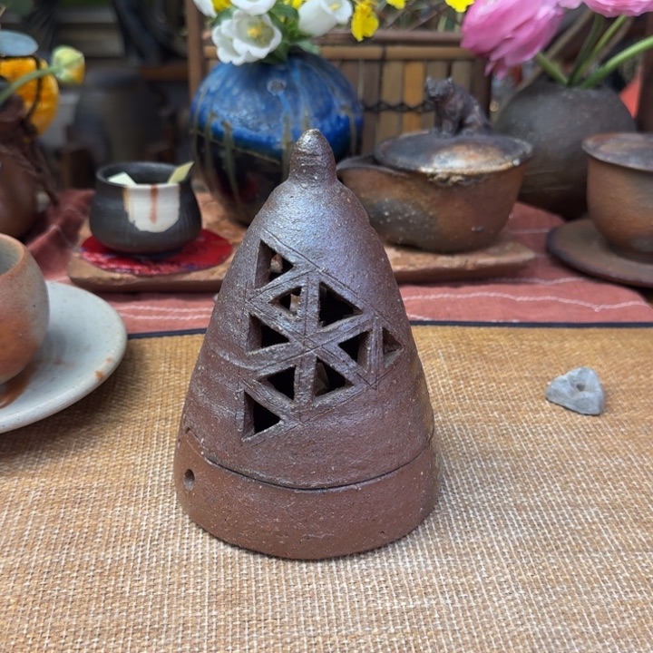 土器女士备前烧香炉福利一口价