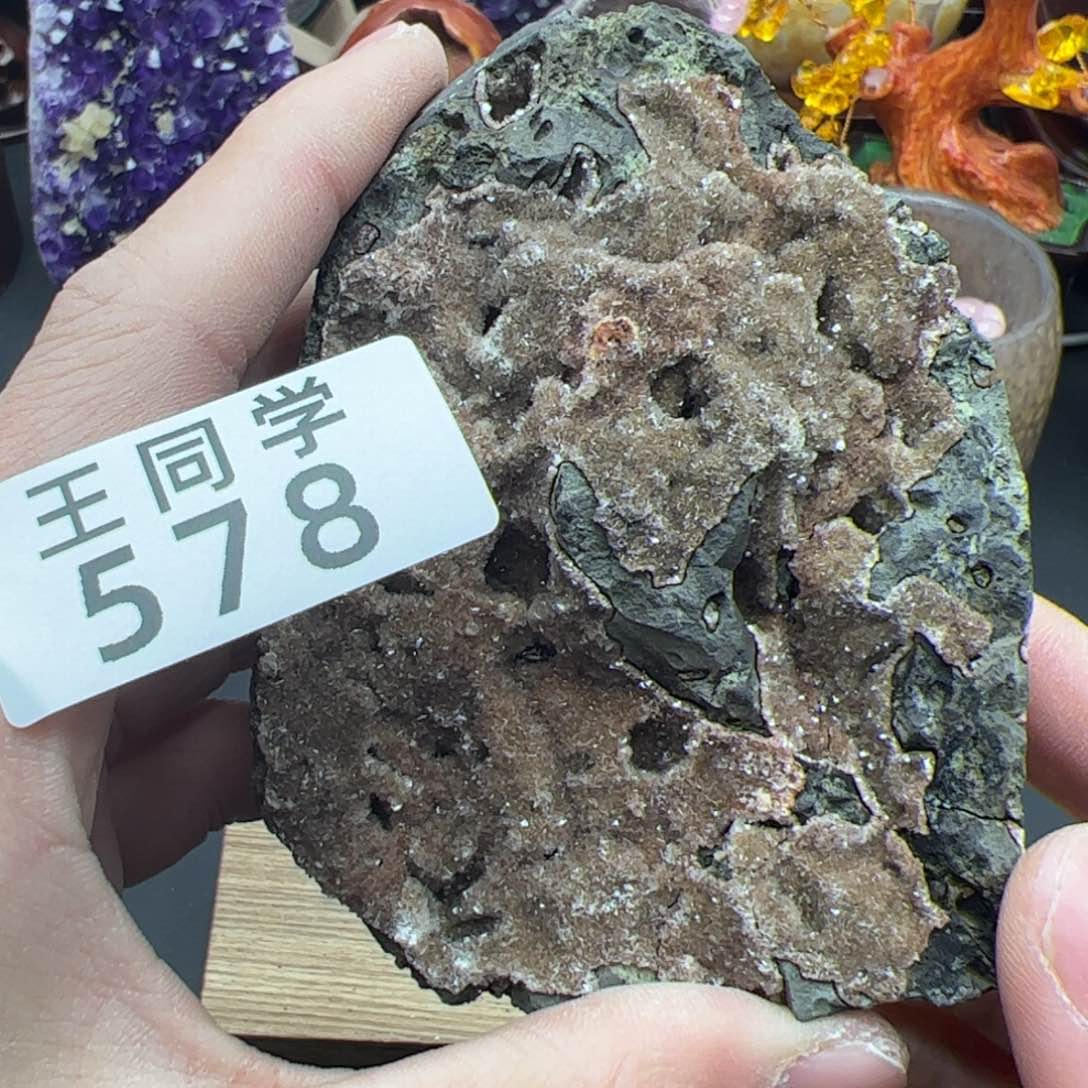 紫晶水晶摆件未镶嵌578