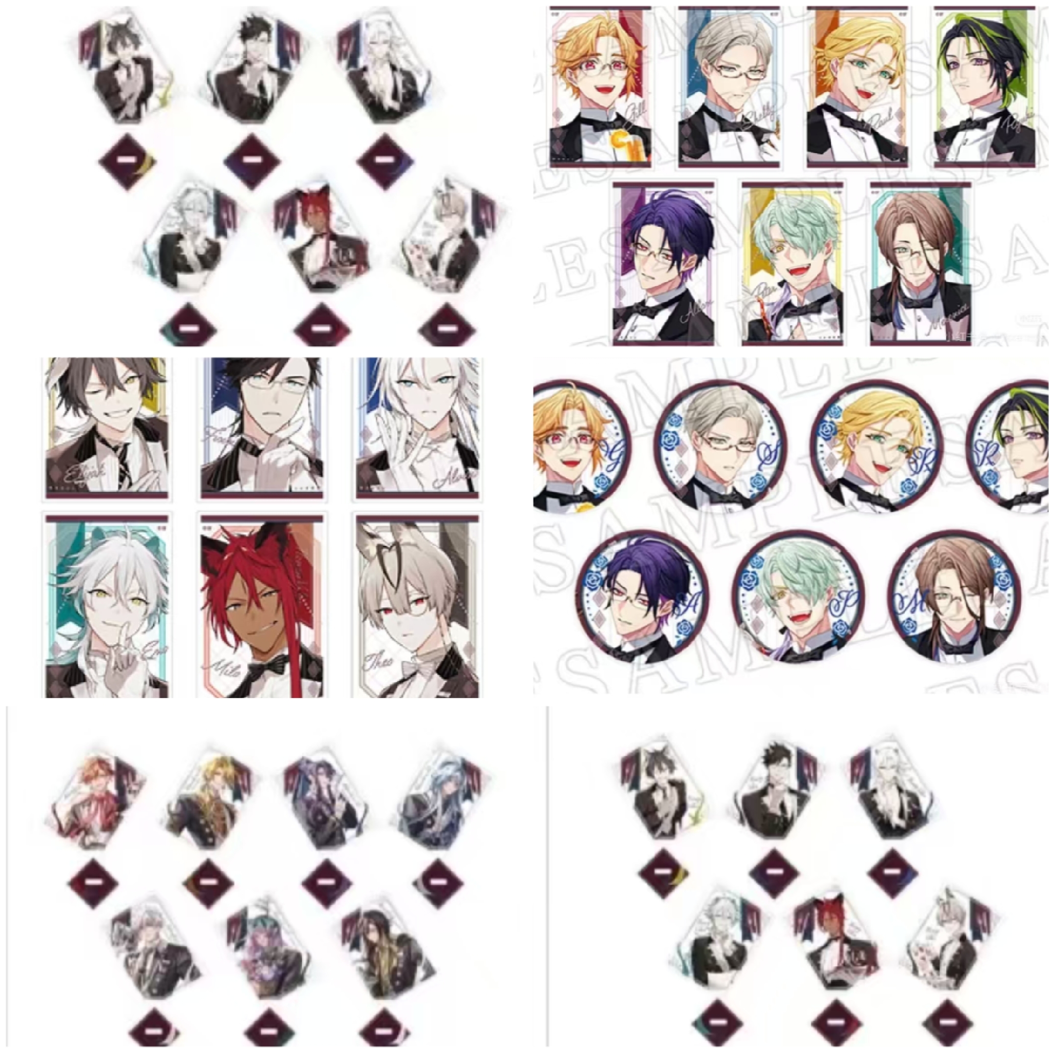 Otomate呕吐妹市至立牌吧唧珠光卡透卡