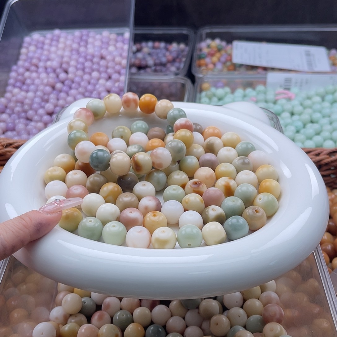 白玉菩提吊坠w q13mm/50颗