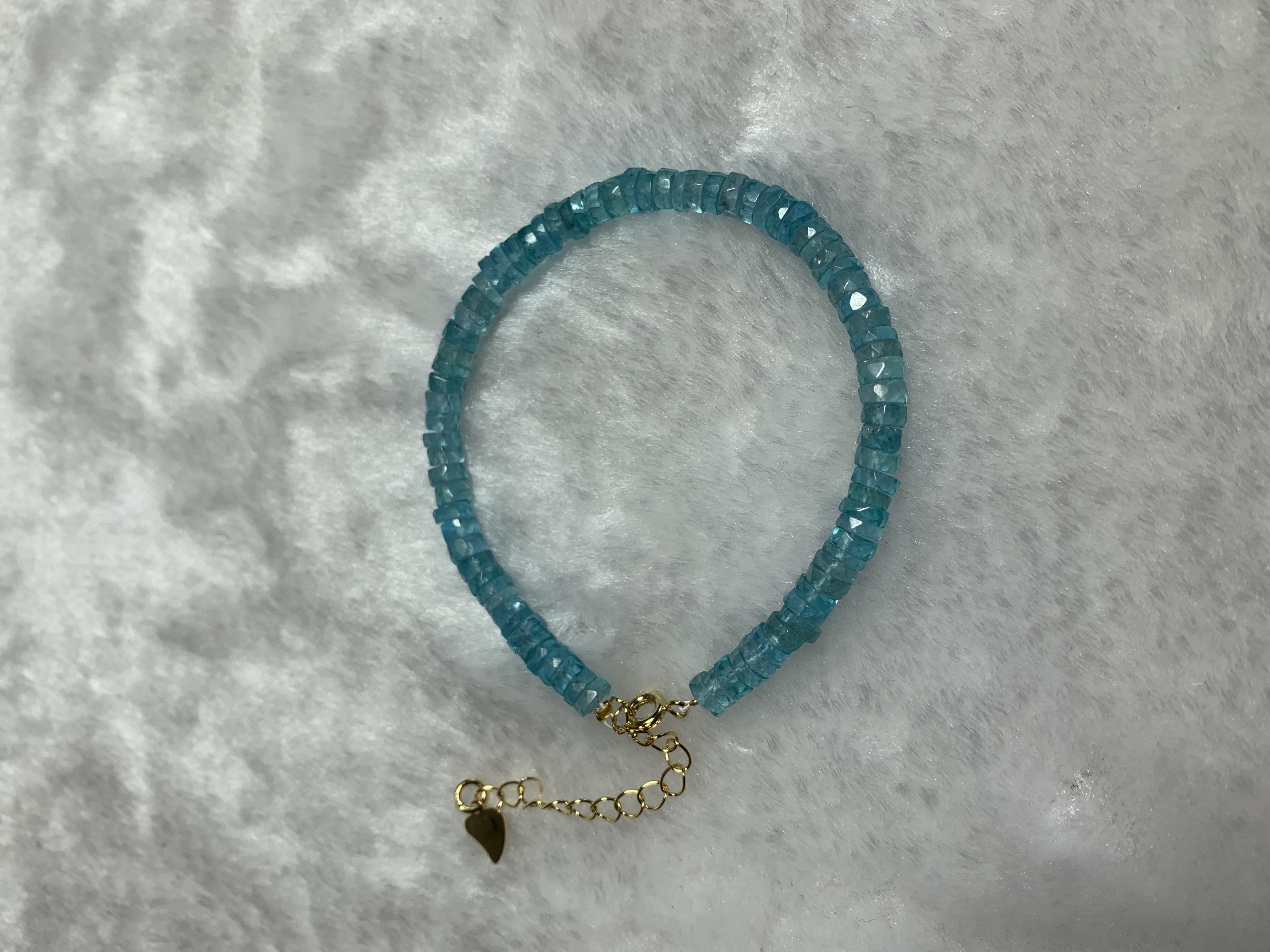 合金手链 磷灰  蓝色森系男女通用蓝色原宿风