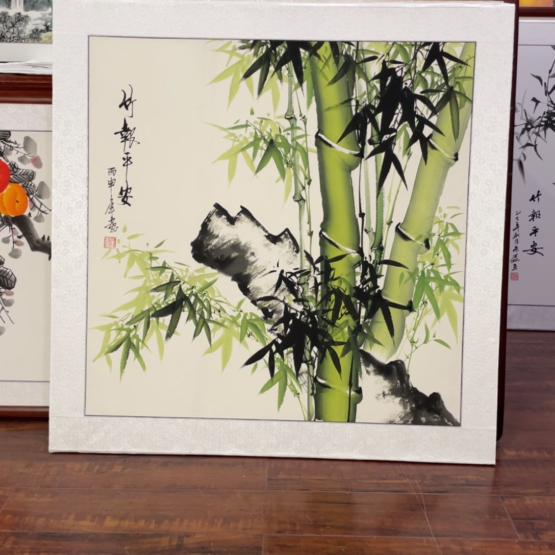 国画带框尺寸83*83厘米