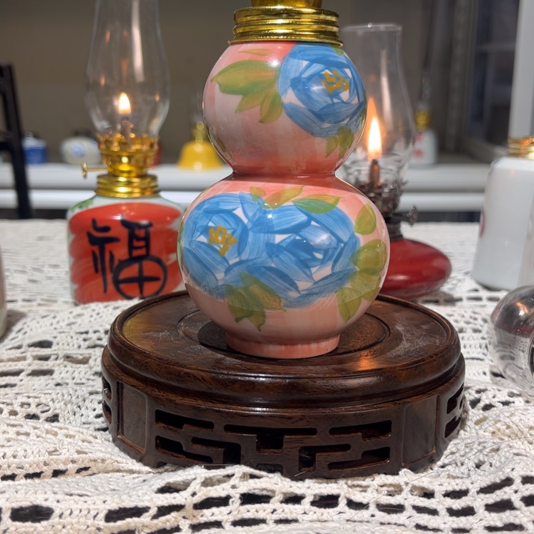 摆件景德镇陶瓷香薰灯