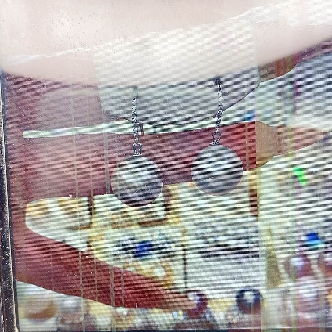 陌****耳饰银S925镶嵌淡水珍珠12➕