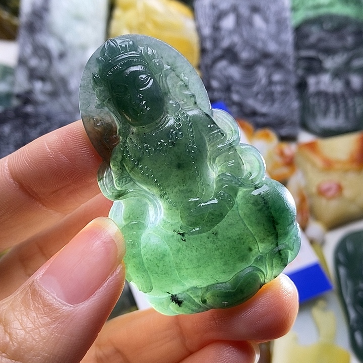 定制翡翠未镶嵌毛货