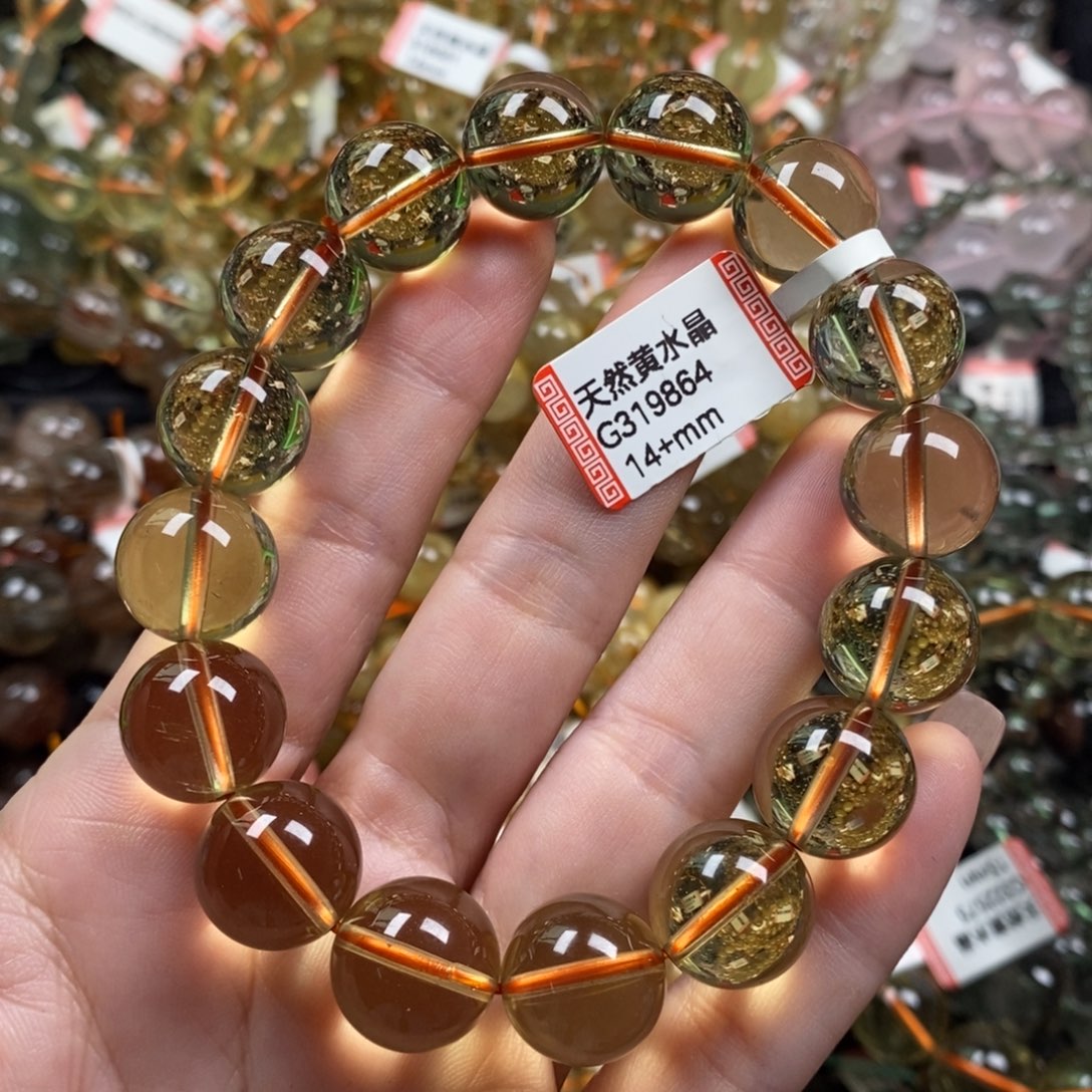 胡***花水晶手链未镶嵌             