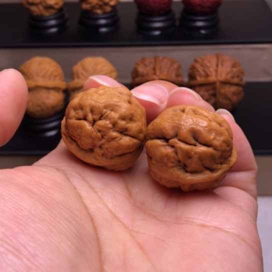 文玩核桃把件脑纹青蛙16