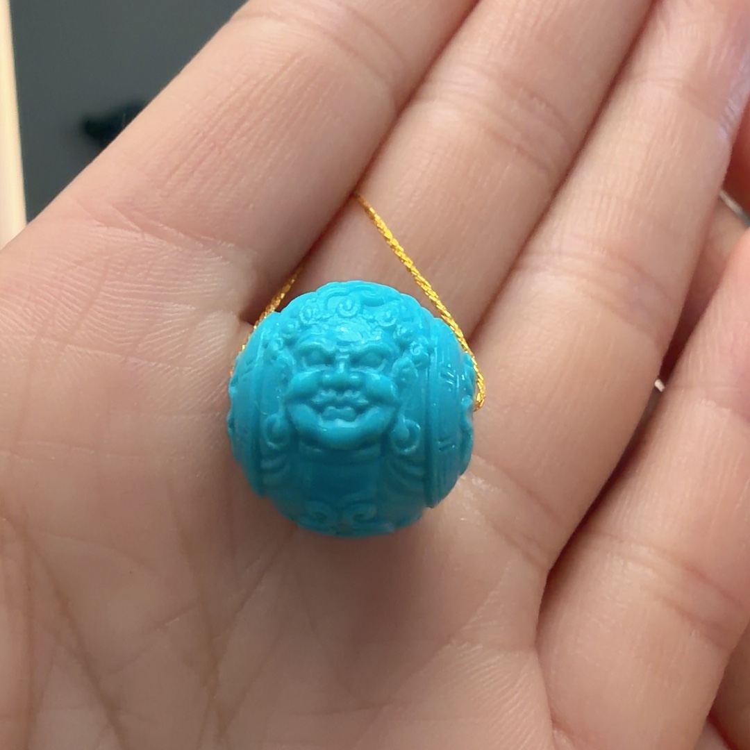 绿松石未镶嵌颈饰