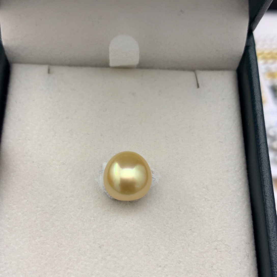 海水珍珠裸珠11.3mm婴儿肌金珠