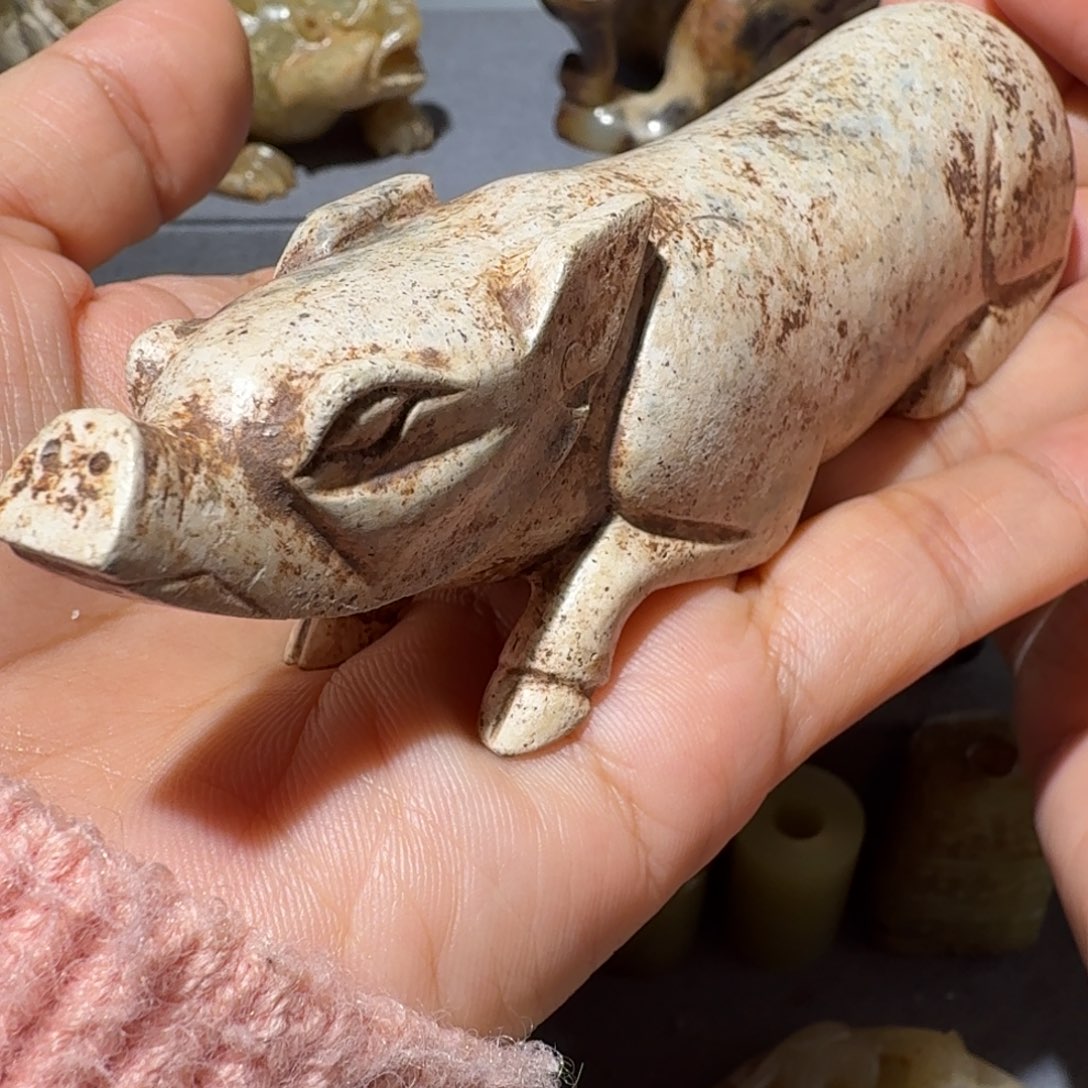 天***华和田玉未镶嵌挂件