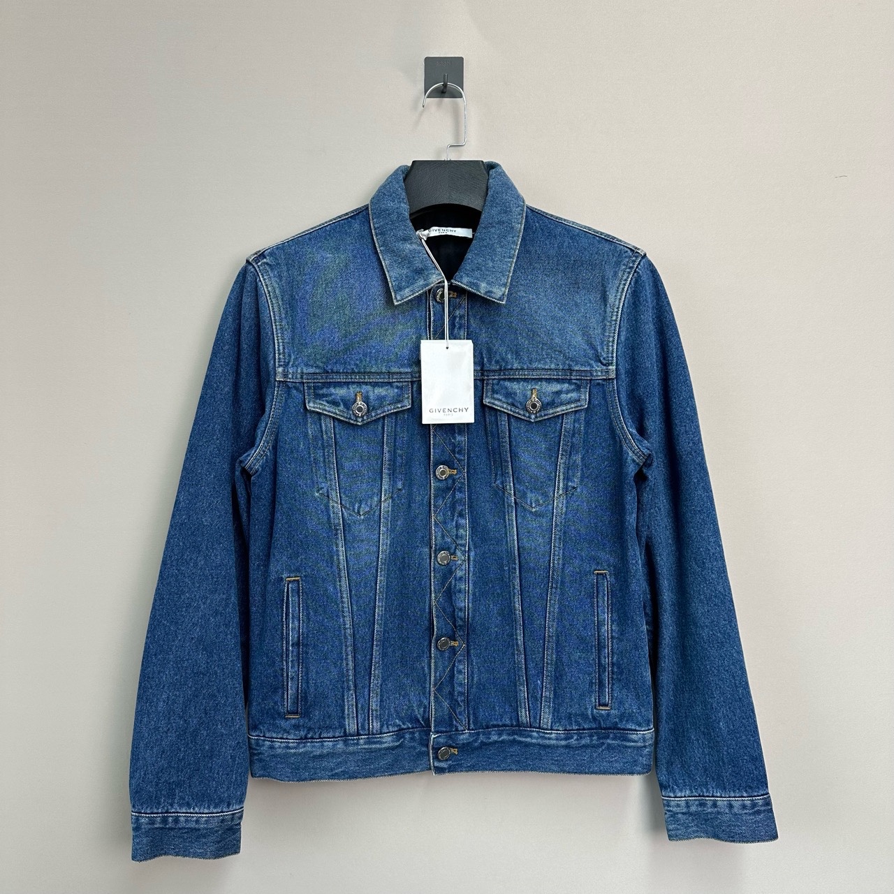 未使用 Givenchy/纪梵希 背后印花牛仔夹克/L码/全新原吊牌/11900