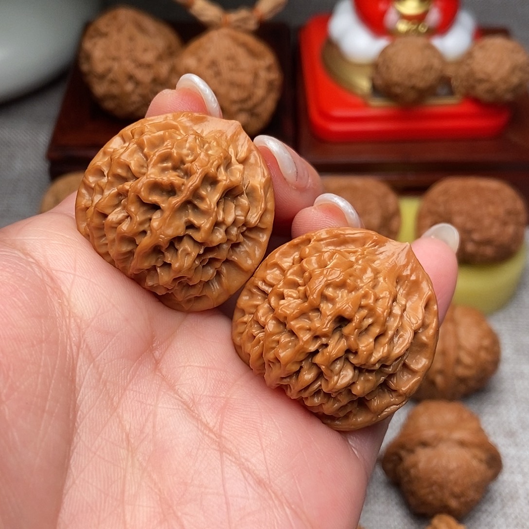 文玩核桃把件秦闷33全品