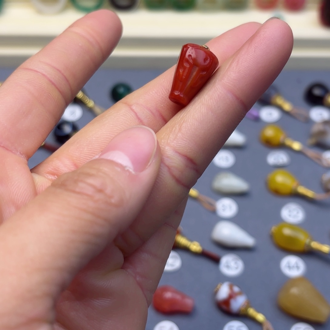 玛瑙/玉髓隔珠未镶嵌