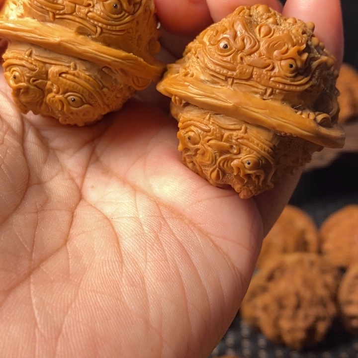 把件文玩核桃龙蟾