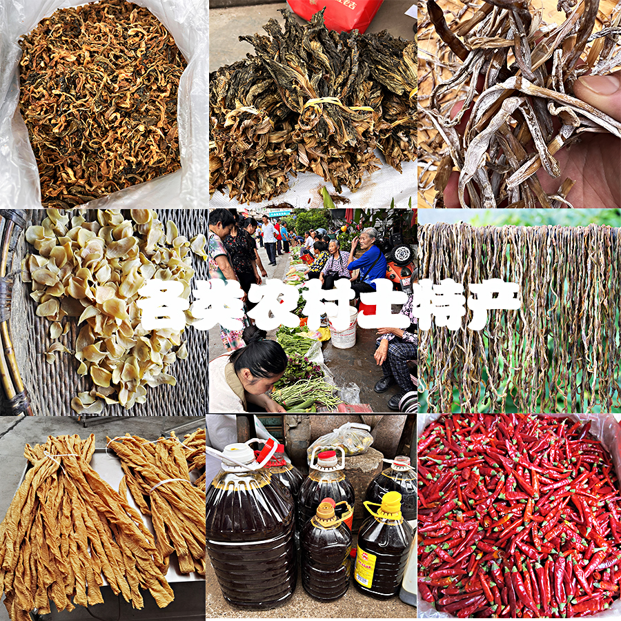 【直播间】四川巴中各种土特产农家菜村支书