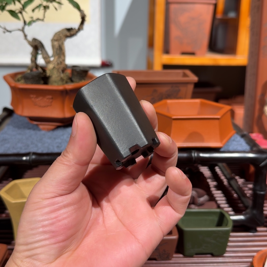 紫砂花盆原矿紫泥