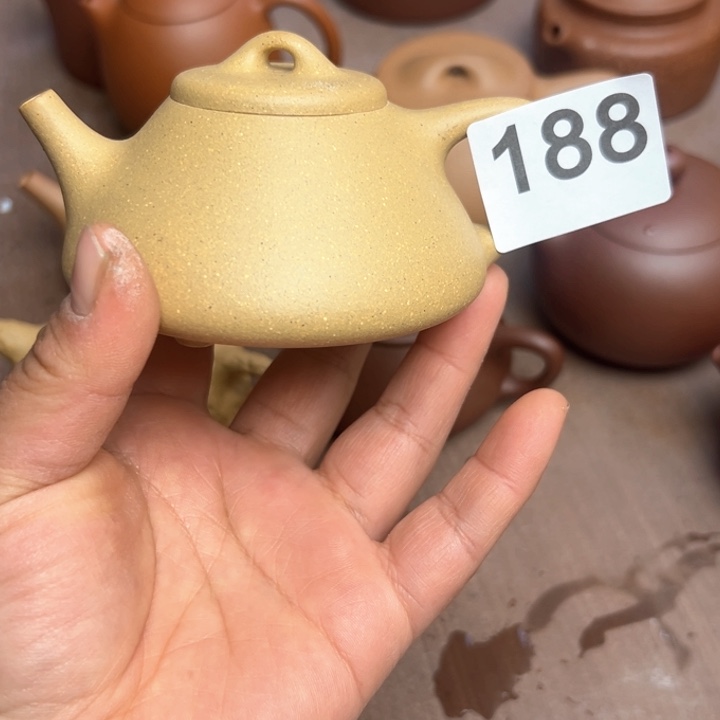 紫砂茶壶黄金段半手工150cc大瑕疵