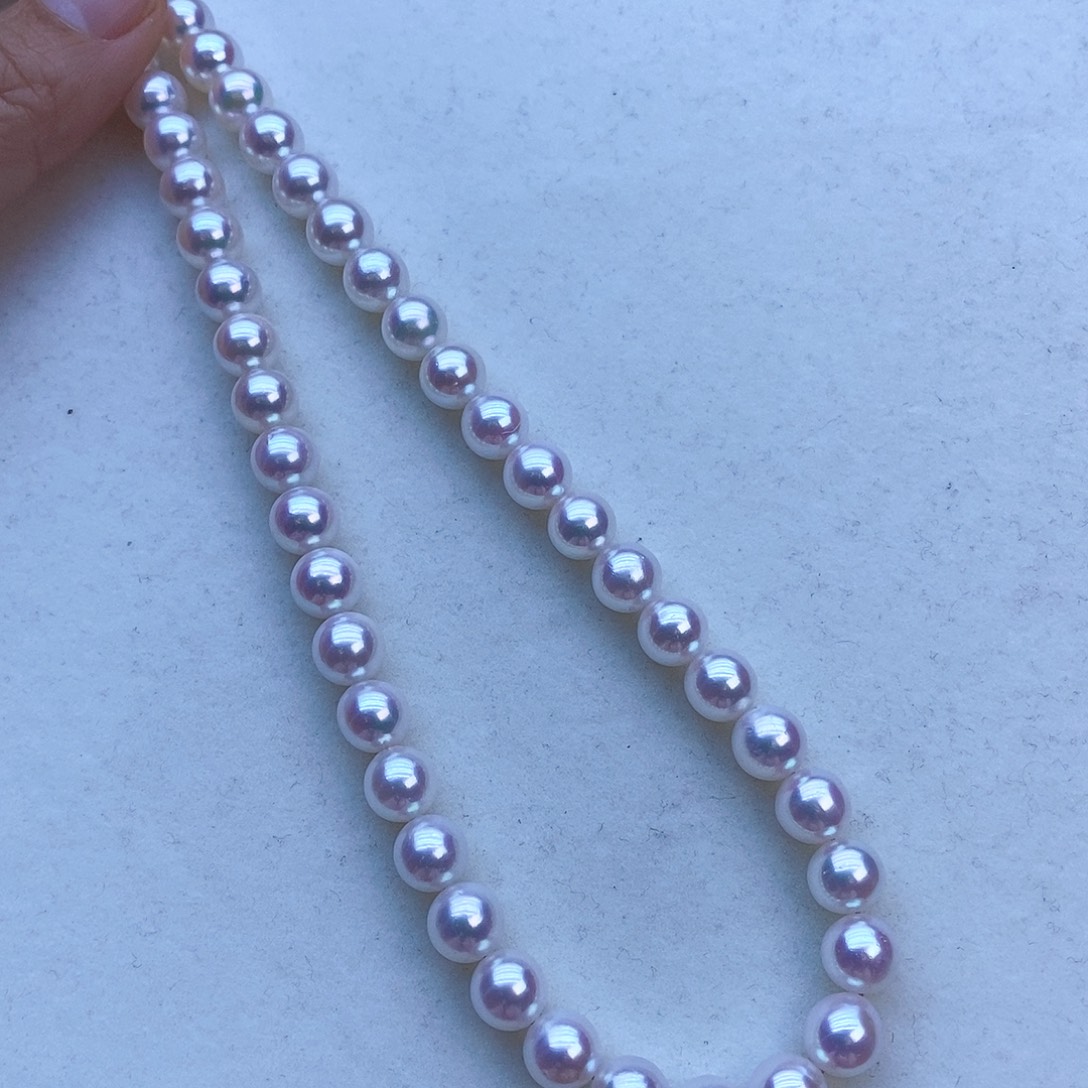 珠***嘻颈饰海水珍珠银S925镶嵌