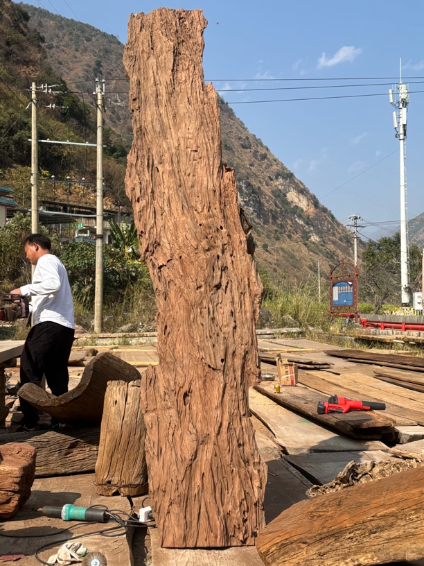 侘寂风 自然风化摆件