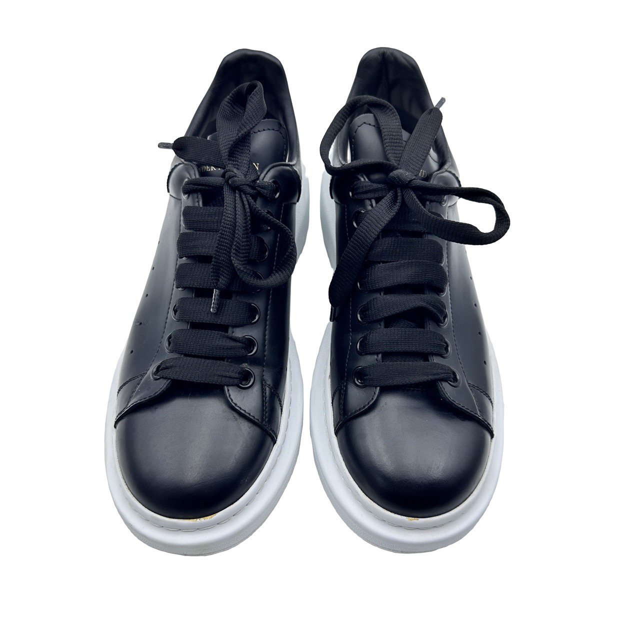 95新 Alexander McQueen/亚历山大·麦昆 42.5码黑白松糕鞋95新