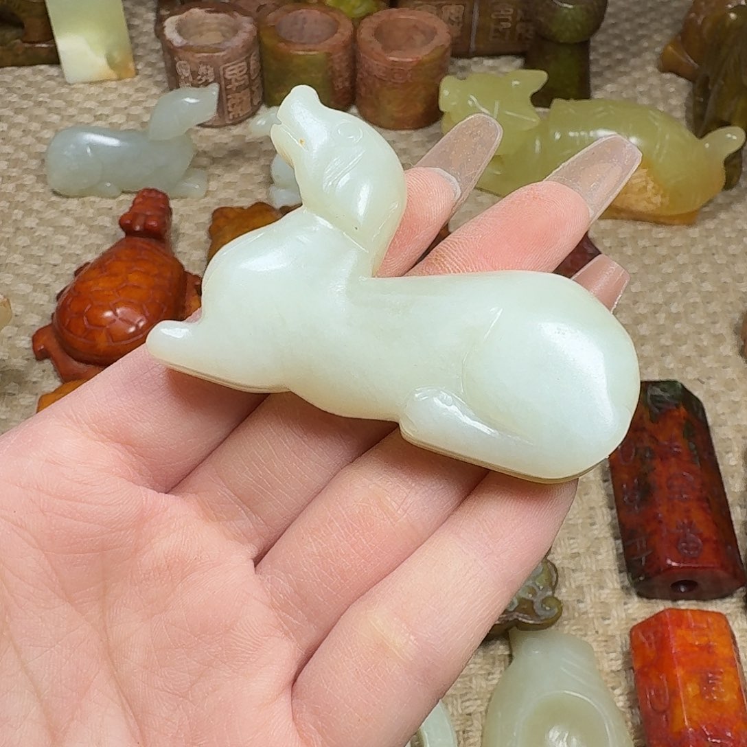 白玉菩提吊坠挂件