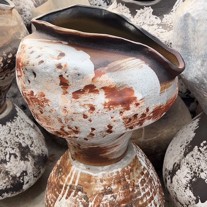 景德镇精品花盆栽适合口28高28