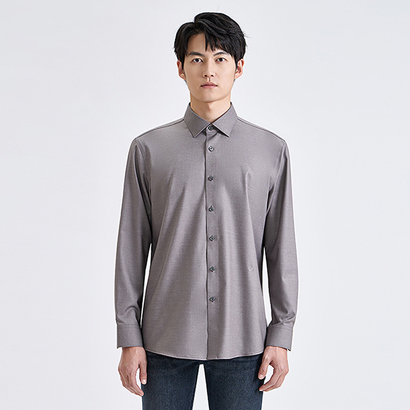 专柜秋冬/柒牌/商务长袖衬衫/C27A70420