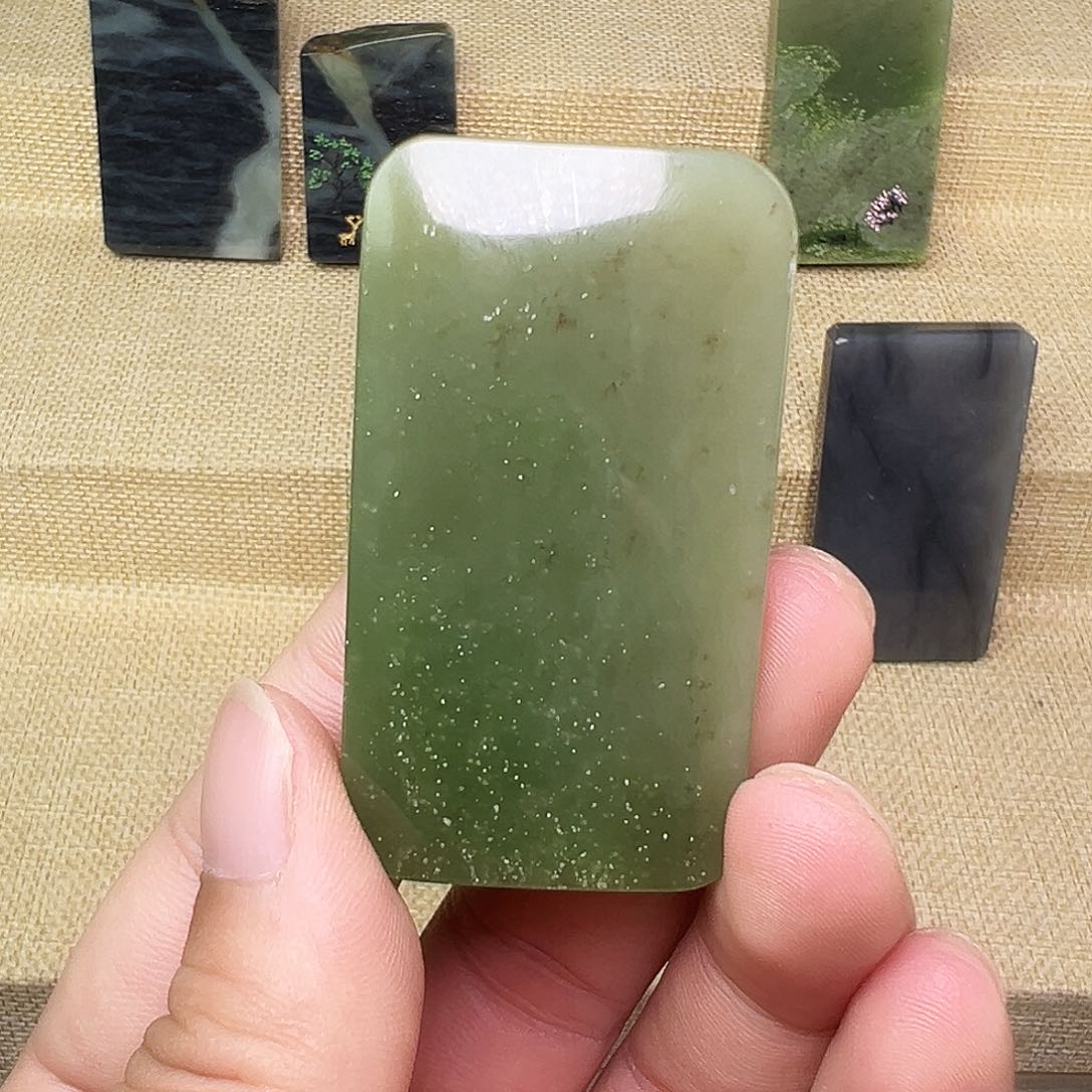 和田玉珠宝半成品未镶嵌