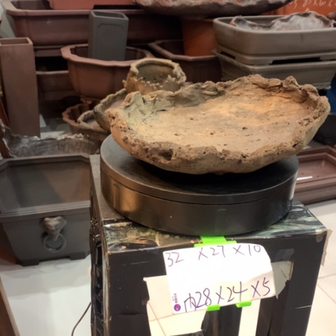 紫砂花盆手工的异型盆