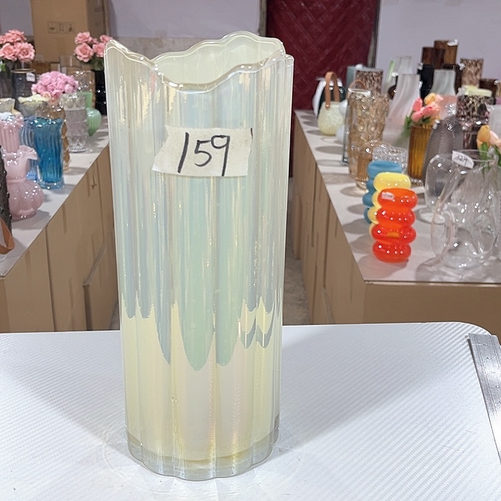 玻璃159高30口12玻璃花瓶嘎嘎好看玻璃花瓶