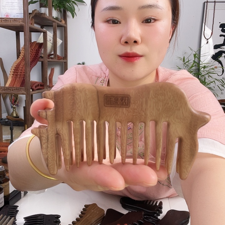花梨木猪猪梳子瑕疵福利