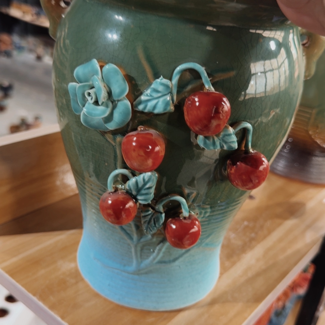 紫砂花盆粗陶盆醋