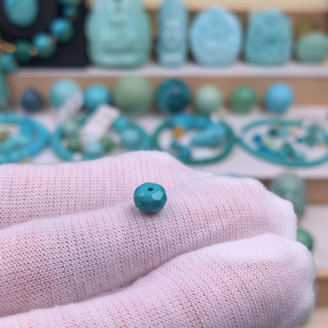 未镶嵌绿松石珠宝奇石卡6.2