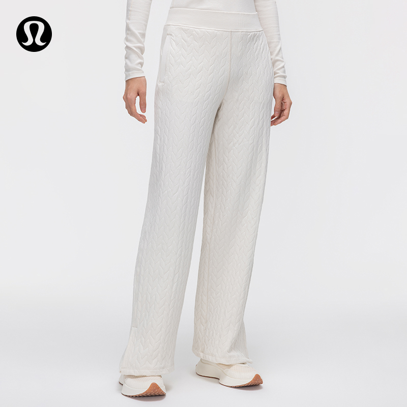 Engineered Warmth 女士运动绞花针织长裤丨lululemon丨LW5GXUA