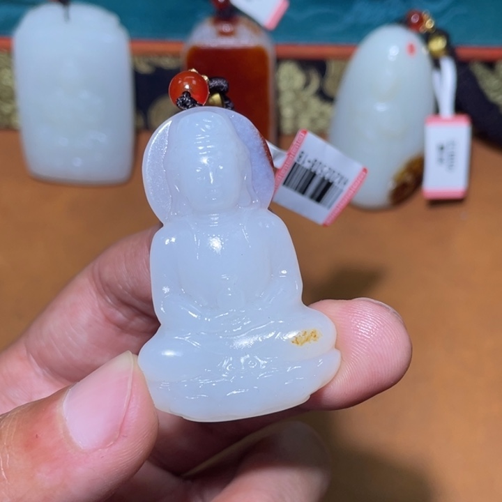 和田玉未镶嵌颈饰J