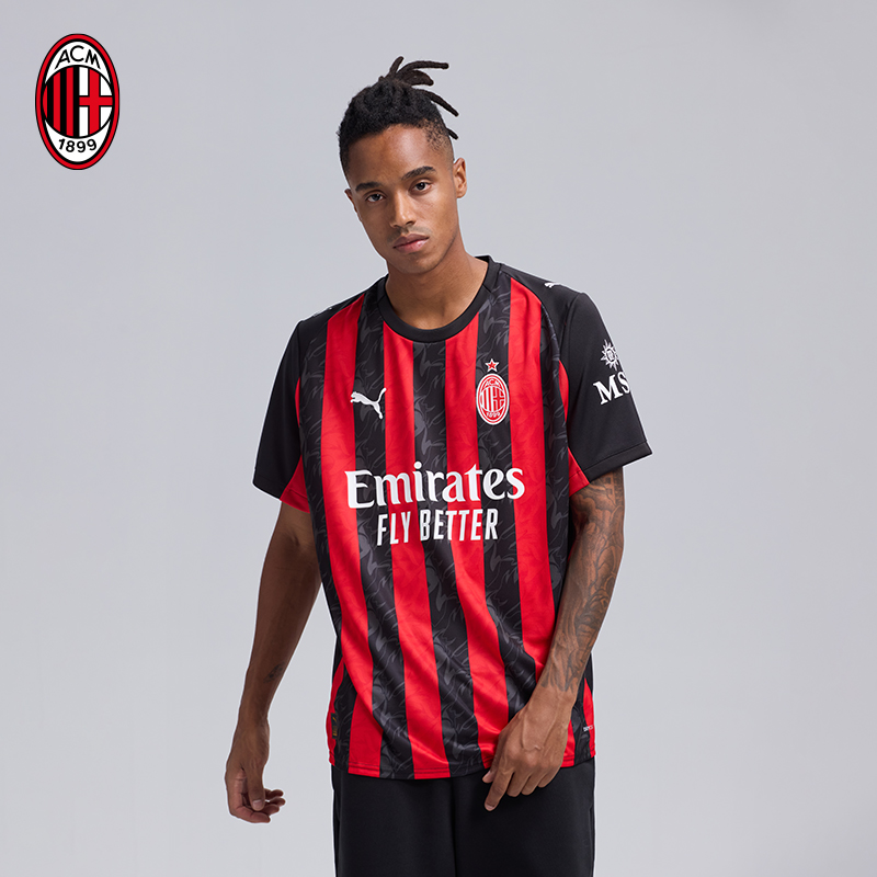 AC米兰2025/2026赛季主场球迷版球衣AC米兰主场球迷版球衣