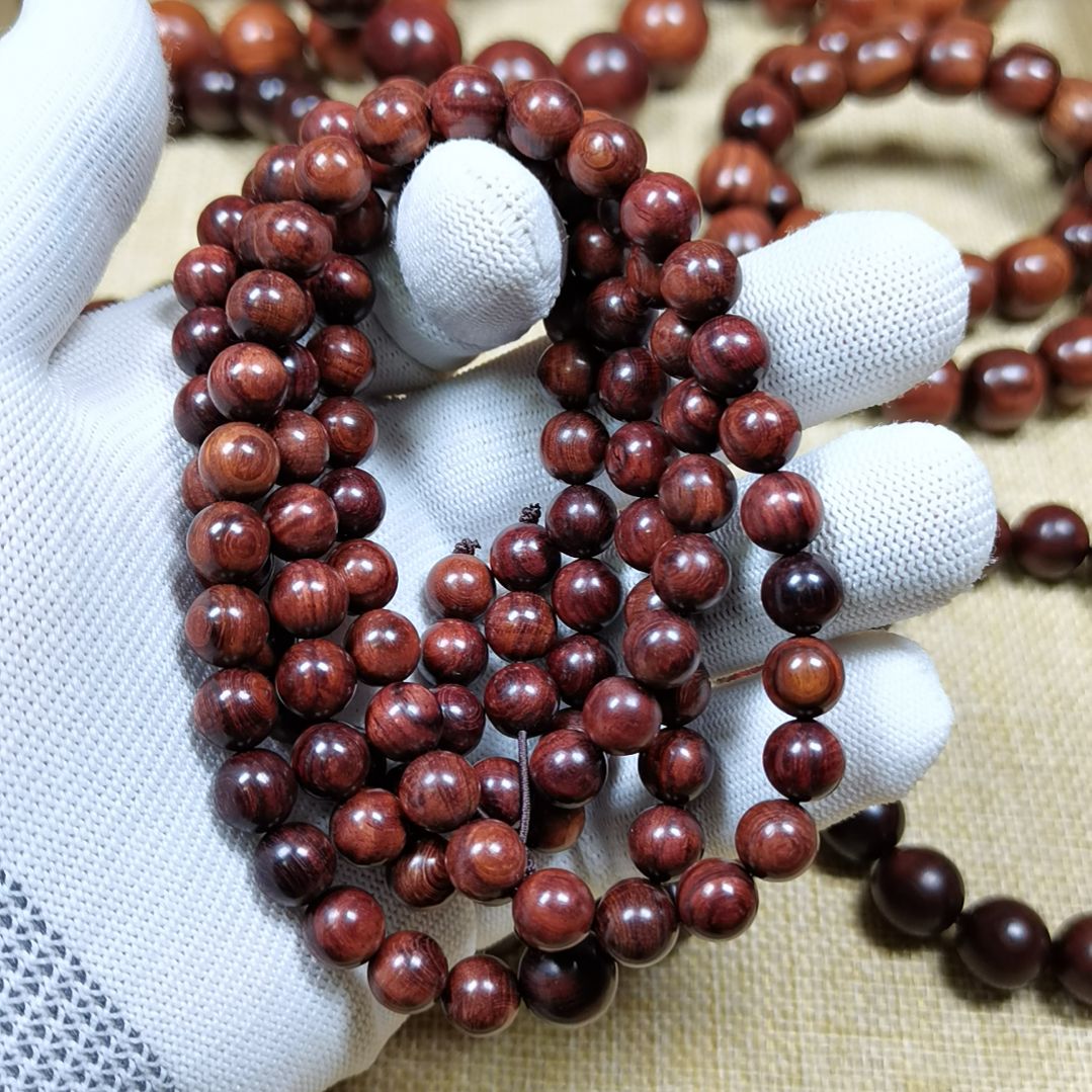 黄花梨/降香黄檀手串/手链海黄老料0.8规格手串