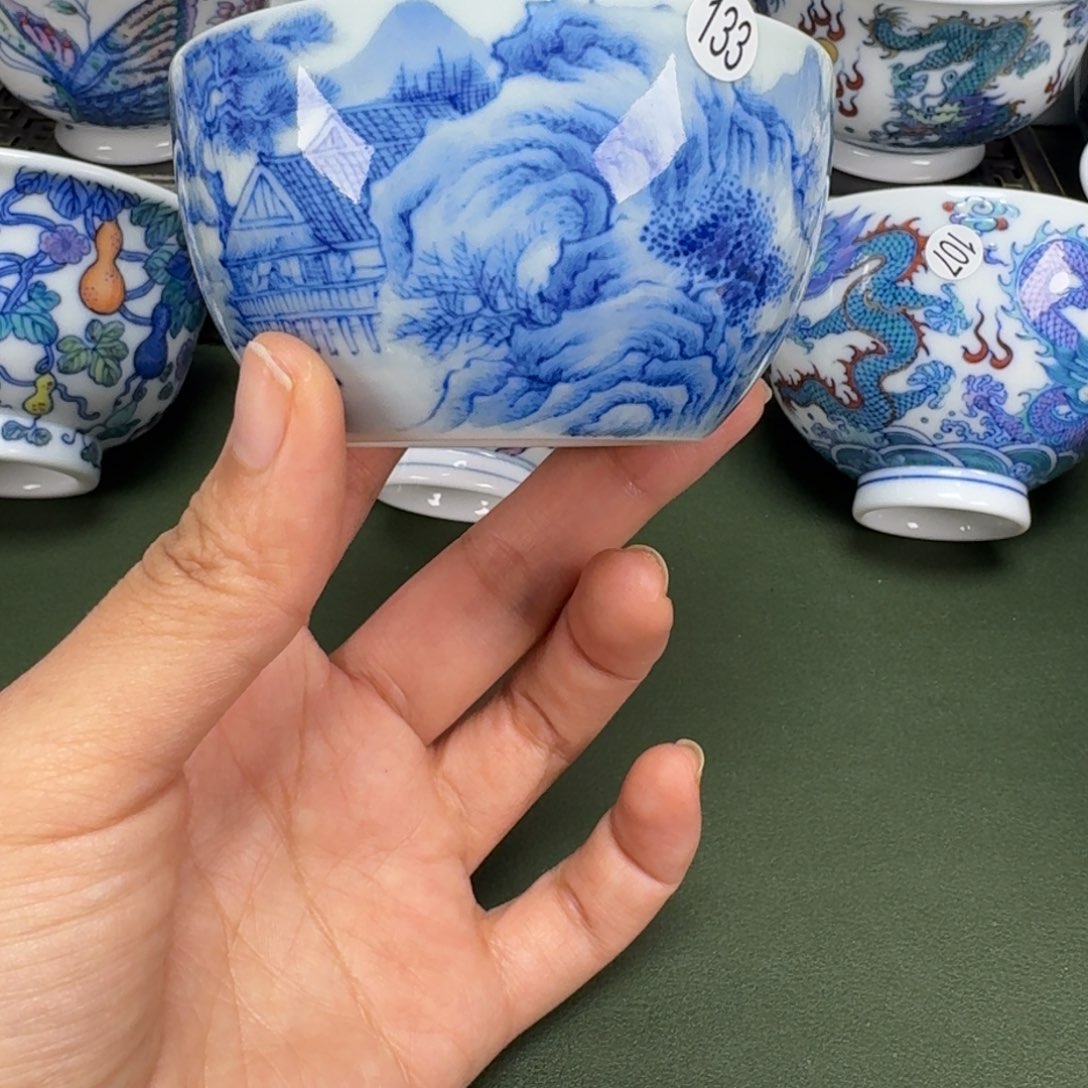 沙沙手工手绘茶具133