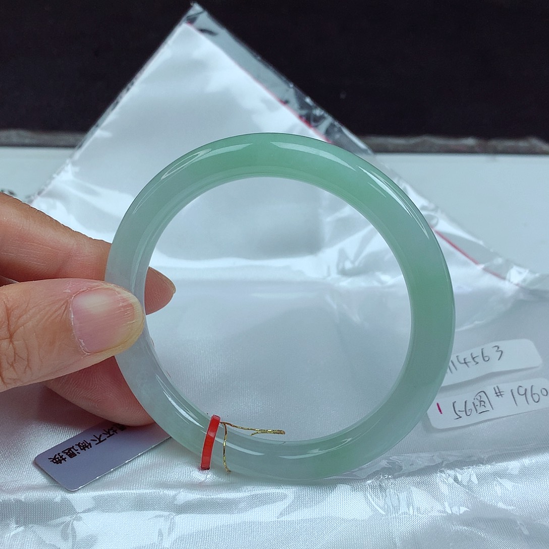 未镶嵌手镯翡翠56圈4563