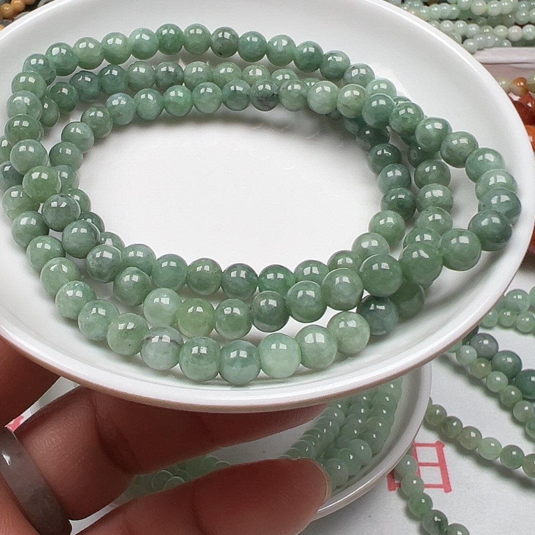 翡翠手链未镶嵌宁*货主老华