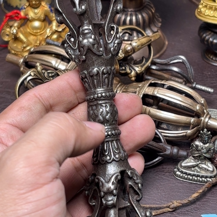 灵***珠铜星月菩提挂件菩提