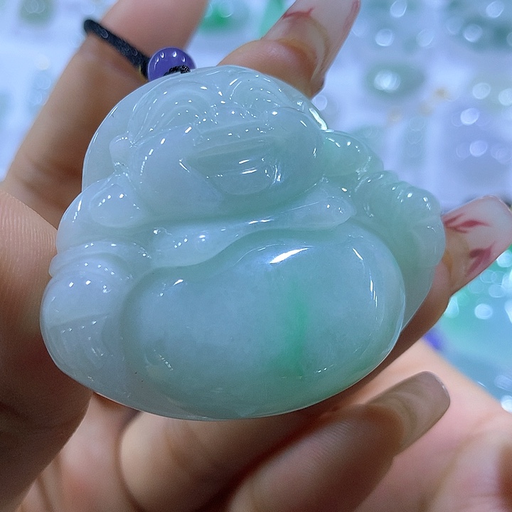 翡翠未镶嵌颈饰天然翡翠A货吊坠