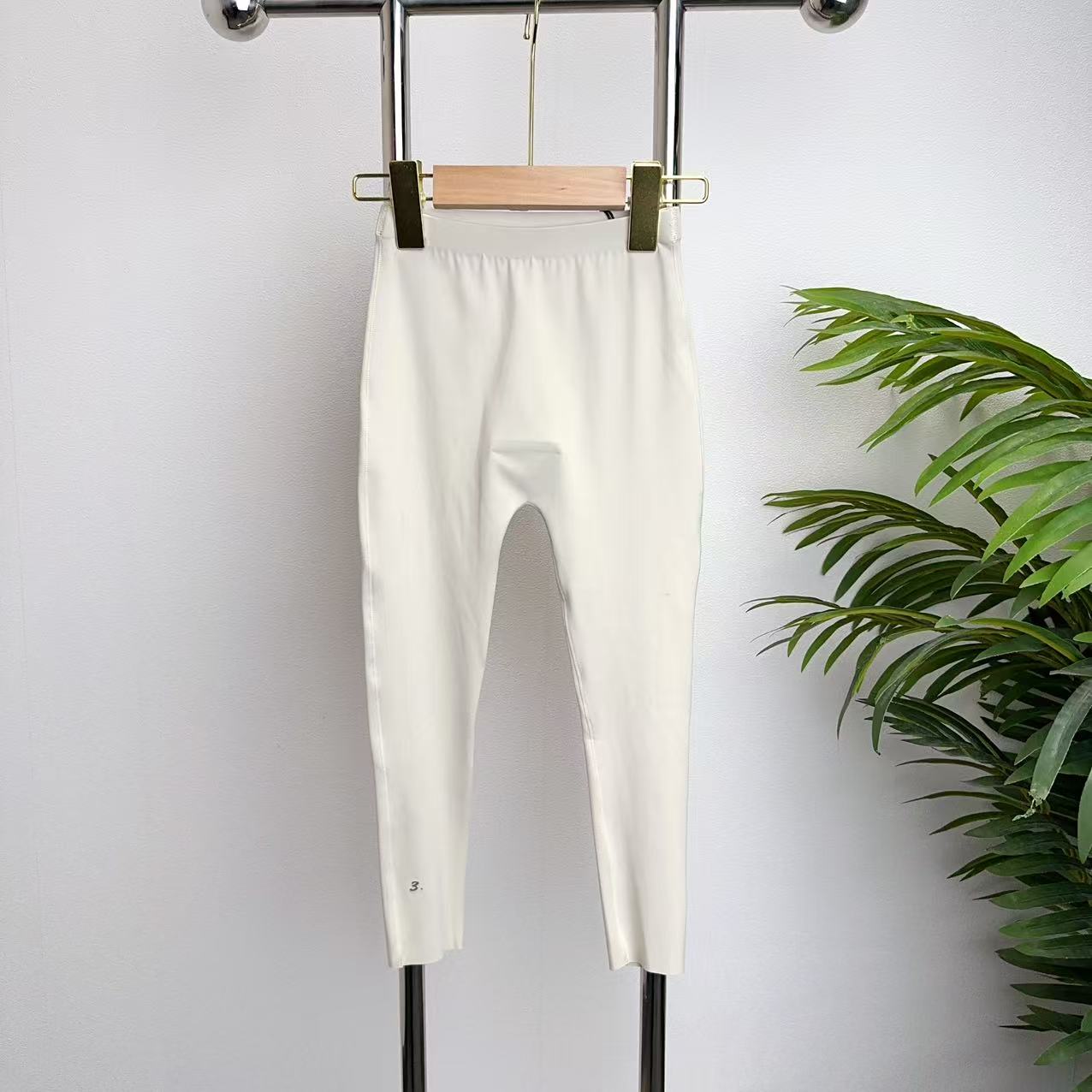 【2915】杏仁色长款瑜伽裤B5-6