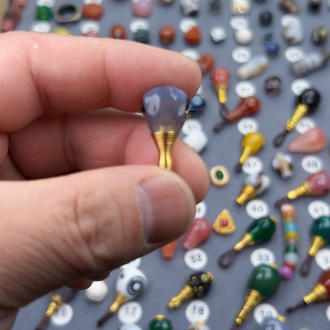 玛瑙/玉髓森柏珠宝饰品未镶嵌