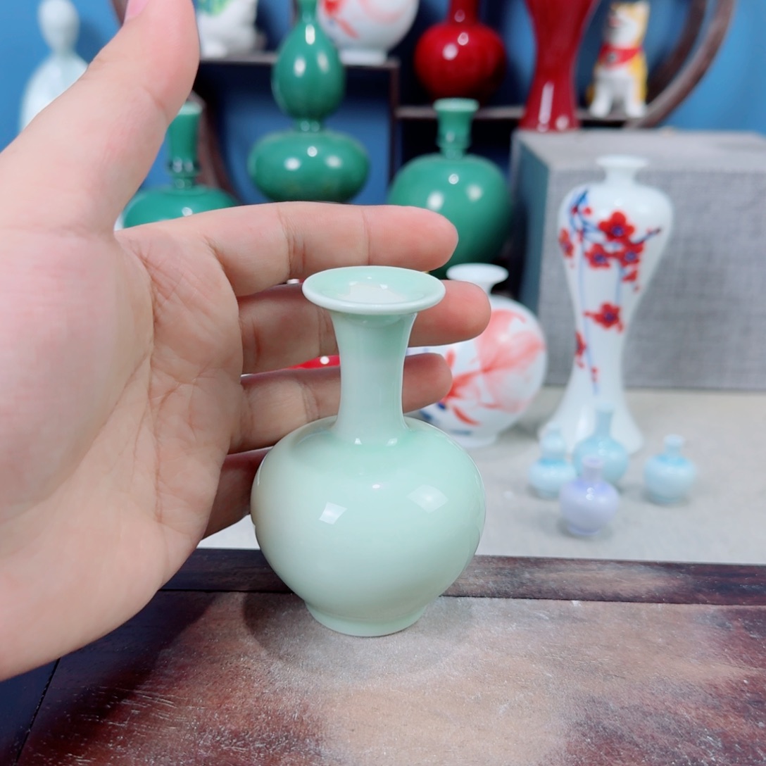 陶瓷手工小花器摆件