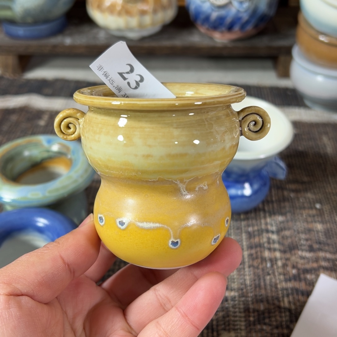 红陶景德镇手工花盆