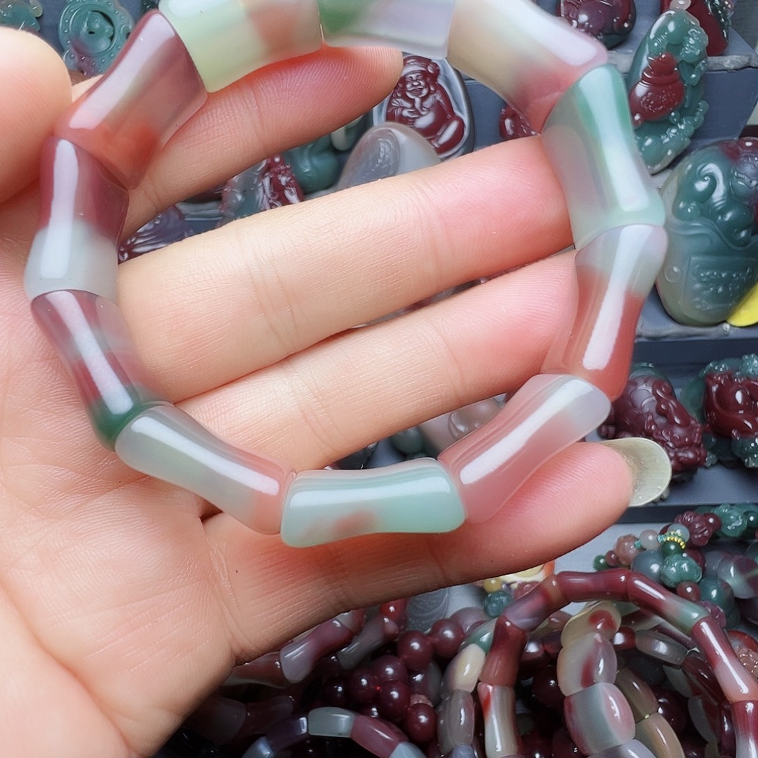 随***心铁合金秦紫玉竹节